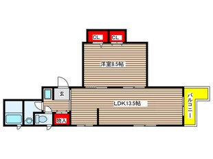 パ－クコ－ト箕面の物件間取画像